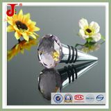 Round Glass Crystal Wine Bottle Stopper Sets/ Wedding Favor