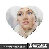Bestsub 3mm Heart Shape Sublimation Personalized Mouse Pad (SB68-16)