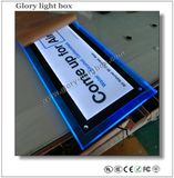 Blue Color Frame Crystal Light Box