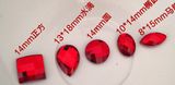 Red Small Flat Back Nail Art Design Stones Beads