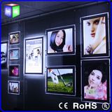 Double Sided Hanging LED Crystal Light Box
