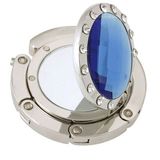 Custom Metal Foldable Purse Hanger with Mirror (MBH-04)