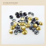 Black Diamond Chinese Glass Stones Crystal Rhinestones