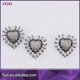 Micro Pave Setting Heart Shape Jewelry Set for Women