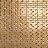 Gold Leaf Glitter Crystal Mirror Mosaic Tile