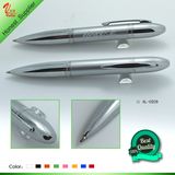 Short Metal Pen with Silver Color