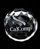 Faceted Dome Crystal Paperweight