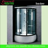 Modular Black Finished Aluminium Alloy Frame Steam Shower Cabinet (TL-8843)