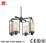 Luxury Crystal Chandelier with Glass Shades 4363-281