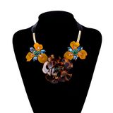 Custom Flower Lacing Bow Necklace Fashion Jewelry
