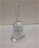 Plain Design Clear Color Glass Bell for Decoration