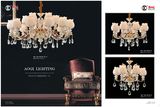 Hot Sale Double Colors Zinc Alloy Chandelier Light