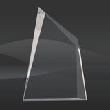 Facet Wedge Peak Crystal Award (J-CRY1452S, J-CRY1452M, J-CRY1452L)