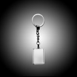 Rectangle Crystal Keychain (#965-C1243)