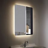 Bathroom Beauty Mirror with Ambient Mirror