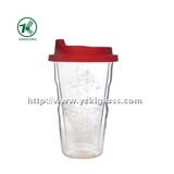 Double Wall Water Glass Bottle (9*6*14 335ml)