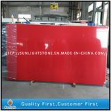 Artificial Red/Green/White Colors Countertop Quartz Stone Slabs