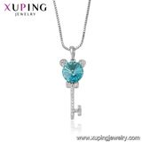 Necklace-00454 Xuping Lovely Animal Pendant Crystals From Swarovski Key Shape Necklace