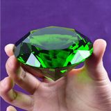 High Quality More Facets K9 Crystal Paperweight Glass Large Giant Diamond Birthday Gift