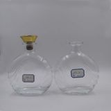 Cylinder Unique Glass Wine Bottle, Vodka/Whiskey Bottle