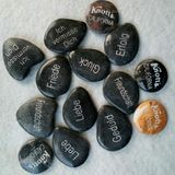 Natual Manmade Gift Stone with Carving Letters Wholesale