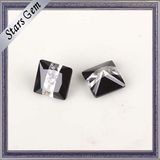 5mm Square Shape Multi-Color Cubic Zirconia Gemstone