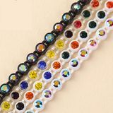 Ss8 Roll Plastic Rhinestone Cup Chain