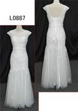 Lace Sheath Wedding Dress Full-Length