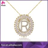18k Gold Plated Brass CZ Diamond Jewelry Pendant