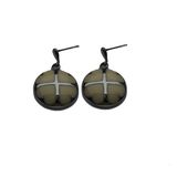 Wholesale Cheap Mens Stainless Steel Colors Back Stud Earrings