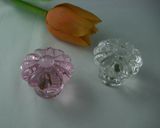 Crystal Flower Screw Incerting Drawer Handle