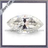 Near White Marquise Shape Moissanite Stone for Wedding Ring
