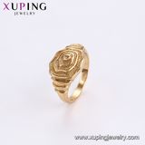 11353 Top Design Beautiful Crystal Gold Jewelry Finger Ring Design for Women