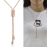 Oversize Long Jewelry Adjust Pendant imitation Jewelry Necklace