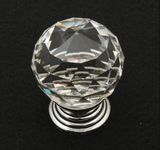 Cheap Diamond Polished Crystal Handle for Cabinet Drawer