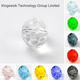 2-18mm Crystal Beads, Faceted Rondelle Beads, Glass Tyre Beads Cheap Wholesale for Jewelry/Shoes/Bags