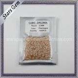 MID Champagne Wax Casting Cubic Zirconia