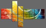 Colorful Metal Wall Art with 3D Effect for Decoration (CHB101606)