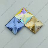 Square Sew on Rhinesone with Foiled Back (DZ-3068)