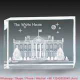 Square Crystal Paperweight for Award