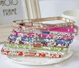 Crystal Rhinestone Diamond Bling Metal Bumper Case for iPhone 5s