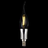 3W High Efficiency Silver Filament LED Candle