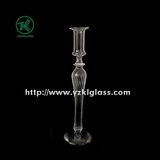 Glass Candle Holder for Wedding Decoration with Single Post (DIA 8*21)