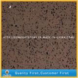 Cheap Brown Engineered Artificial Stone Quartzite Tiles for Floor/Wall