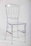 Crystal Clear Transparent Lucite Perspex Napoleon Chair