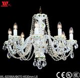 Crystal Chandelier with Glass Chains Wl-82098A