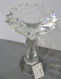 Ccrystal Candle Holder with Single Poster for Home Decoration