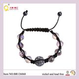 2013 Fashion Crystal Ball Pink Crystal Bracelet, Mother's Day Gift Crystal Ball Pink Crystal Bracelet,