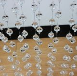 Glass Decoration of Crystal Faceted Curtain
