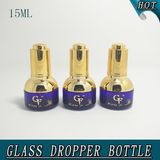 15ml 1/2oz Fancy Purple Glass Dropper Bottle with Pipettes